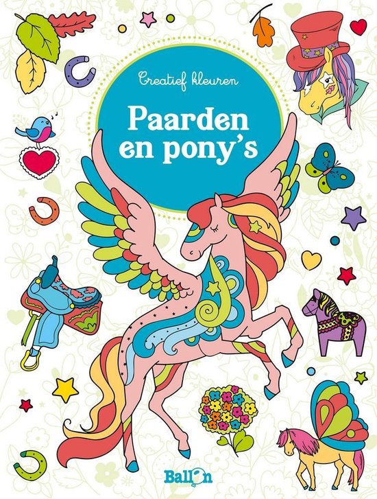 Boek: Ballon Paarden en pony's, geschreven door Ballon Media