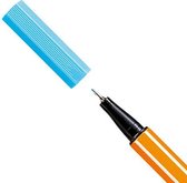 Stylos Feutres STABILO Dr!ver F Pointe 0.4mm - Lot De 5 Bleu - Pointe Métal Gainée, Grip Antidérapant