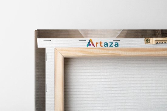 Artaza Peinture sur toile Homme en prière dans une vieille mosquée – 30 x 30 – Klein – Photo sur toile – Impression sur toile