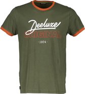 DEELUXE T-shirt met logo HYLTON MILITARY