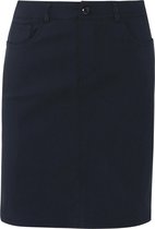 Cassis - Effen rok in bengaline - Marineblauw