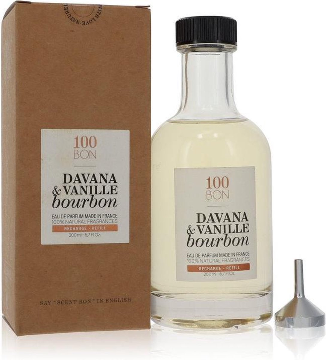 100 Bon Davana & Vanille Bourbon Eau De Parfum Refill (unisex) 200 Ml For Men