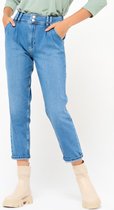 LOLALIZA Rechte denim broek - Blauw - Maat 48