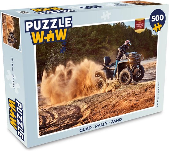 Puzzel Quad - Rally - Zand - Legpuzzel - Puzzel 500 stukjes | bol.com