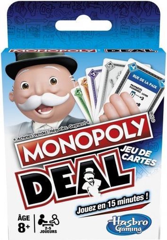 Afbeelding van het spel Monopoly deal kaartspel (FR/NL) 18 cm