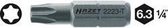 Hazet 2223-T25 Torx-bit T 25 Speciaal staal C 6.3 1 stuk(s)