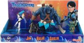 actiefiguren TrollHunters junior 3,5-6-8,5 cm 3-delig