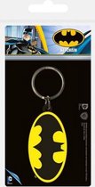 sleutelhanger Batman junior 15 x 7 cm zwart/geel