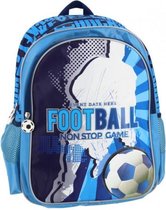 rugzak Voetbal junior 28 x 37,5 cm polyester blauw