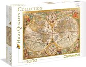 legpuzzel Panorama Historische Wereldkaart 2000 stukjes