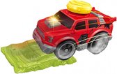 speelgoedauto Power Monster 23 x 10 cm rood/groen 2-delig