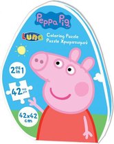 puzzel 2-in-1 Peppa Pig junior 42 x 42 cm 42-delig