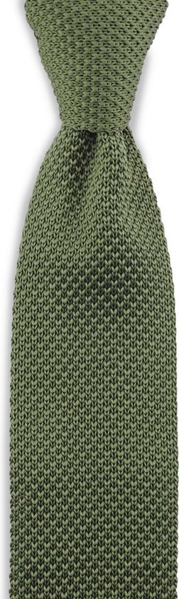 Sir Redman - cravate tricot - vert amande - polyester