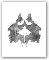 Rook Rorschach Waterverf Print Poster Wall Art Kunst Canvas Printing Op Papier Living Decoratie  LEEP-744