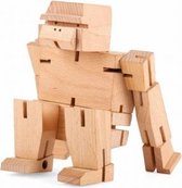 speelfiguur aap junior 5,5 x 5,5 cm hout naturel