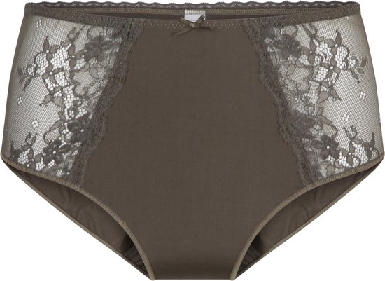 LingaDore - Daily Hoge Slip Olive - maat XL - Bruin/Groen