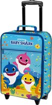 Baby Shark Trolley, Ocean - 52 x 34 x 16 cm - Polyester