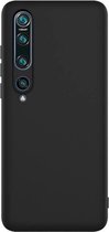 Hoesje Geschikt voor: Xiaomi Mi 10 / 10 Pro - Silicone - Zwart