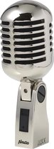 Alecto UDM-60 - Microphone rétro - Look chrome classique - Argent