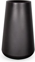 PLASTECNIC - Bloempot Vaso Lullaby Alto, H80 cm, zwart