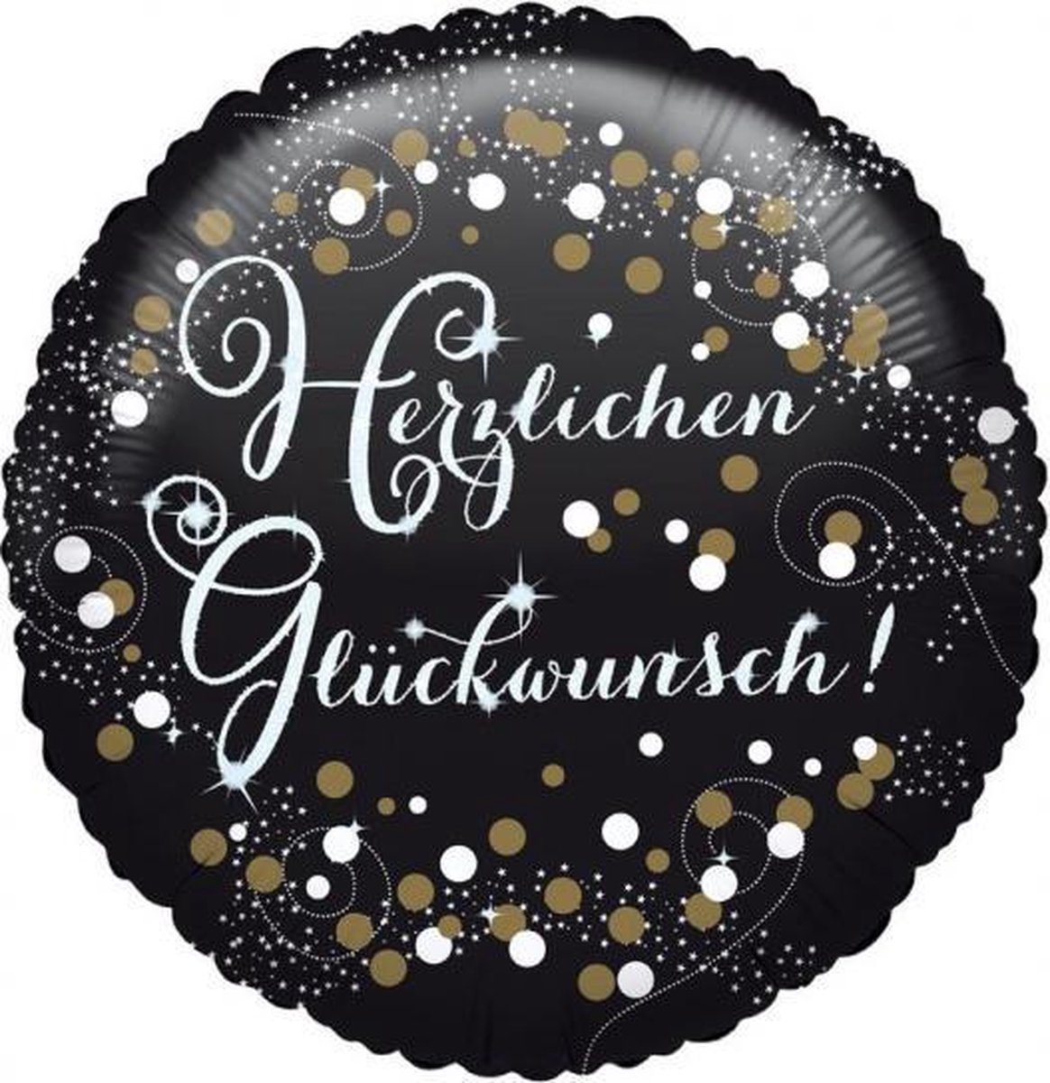 "Herzlichen Glückwunsch" Verjaardag FolieBallon, 43cm