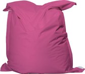BWK – Zitzak (L) – Roze – 135x175cm Geschikt voor binnen en buiten