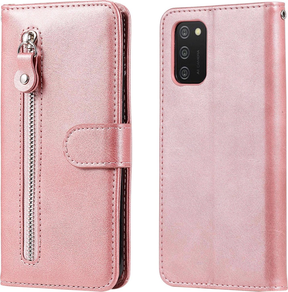 Solidenz Collection iPhone 16 hoesje met afneembare koord Caramel