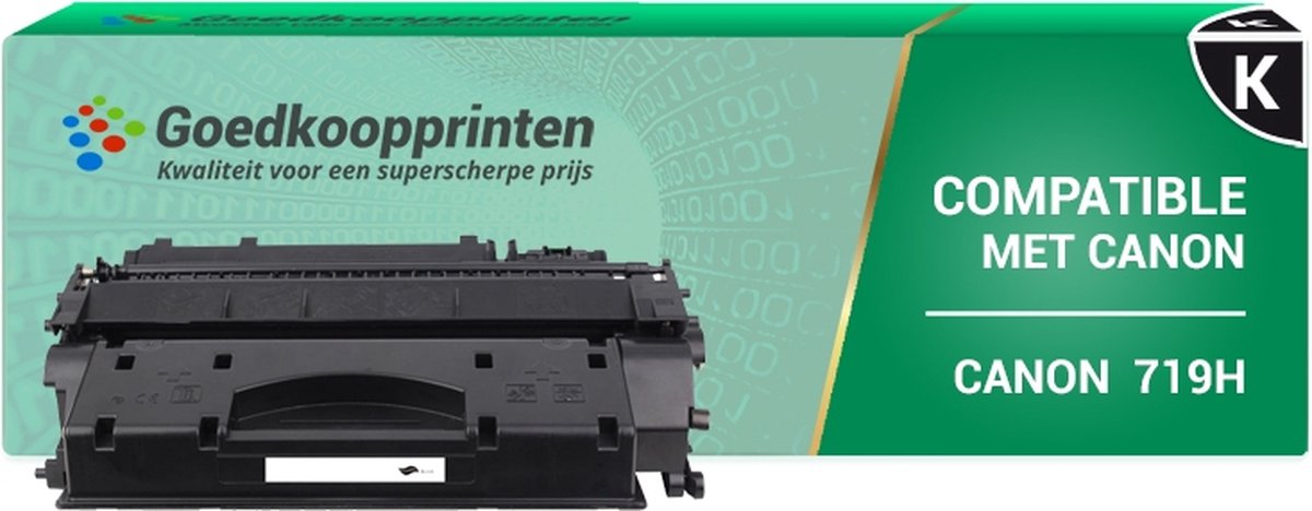 Canon 719H toner cartridge Zwart (7.000 afdrukken) - Huismerk