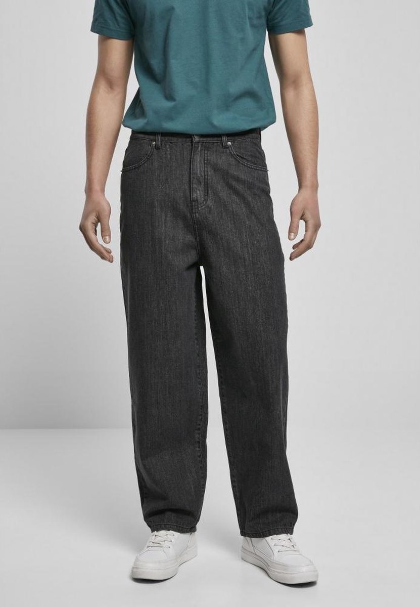 Urban Classics 90’s Broek rechte pijpen Taille 36 inch Zwart