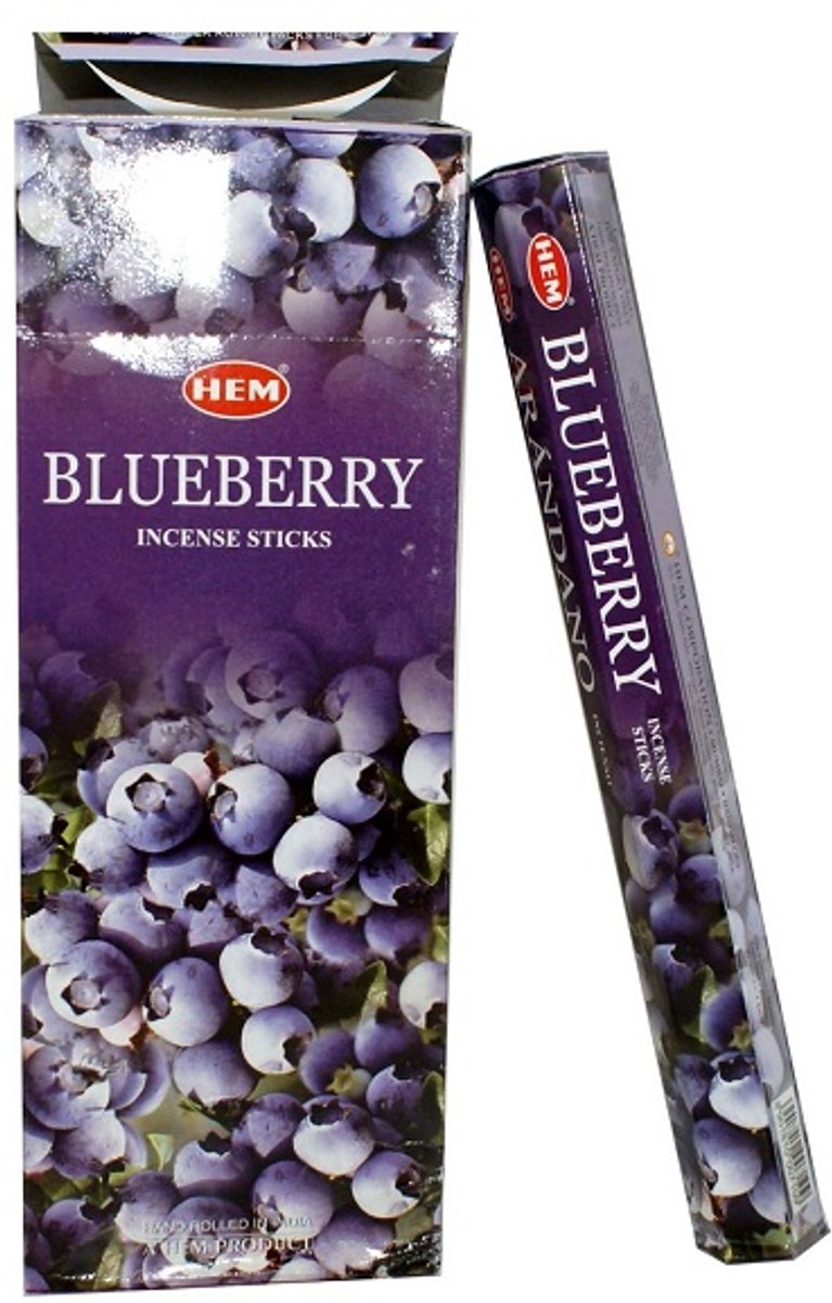 HEM Wierook - Blueberry - Slof (6 pakjes/120 stokjes)