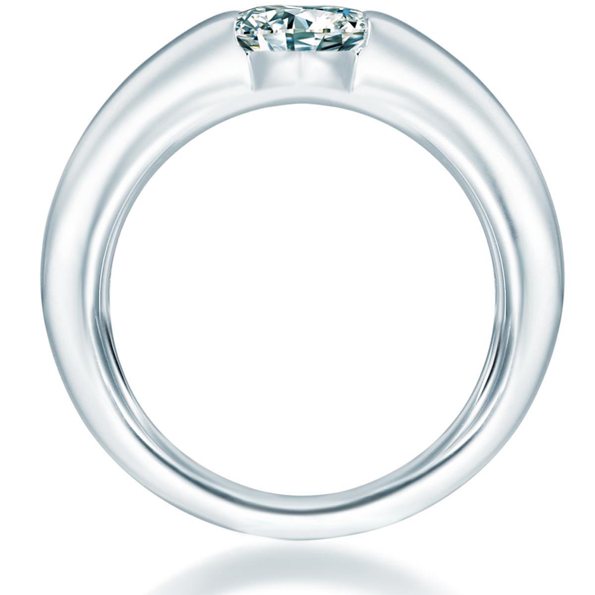 WGV0562E14 | Rich | Solitaire Emerald diamant 0,78 ct | Wit WGV0562E14 | Rich | Solitaire Emerald diamant 0,78 ct | Wit