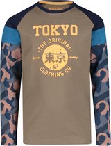 4President jongens shirt Nebo Army Green
