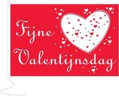 Vlag Fijne Valentijnsdag 100x150