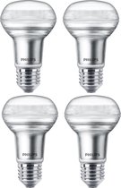 4 stuks Philips led reflectorlamp R63 3W 2700K Niet dimbaar