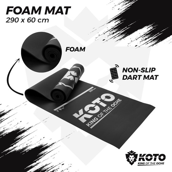 KOTO - Foammat 290 x 60 cm - Score Indicator - Antislip van KOTO — afbeelding 4