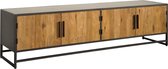 Tv-meubel | felino | gerecycled teakhout | naturel | 200 x 45 x 53(h) cm