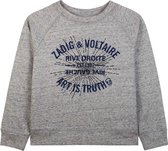 Zadig & Voltaire Sweater meisje grijs maat 152