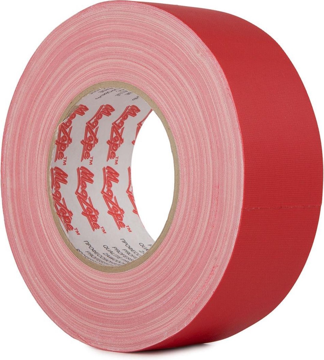 MagTape Matt 500 gaffa tape 50mm x 50m rood