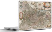 Laptop sticker - 10.1 inch - Landkaart van Nederland - 25x18cm - Laptopstickers - Laptop skin - Cover