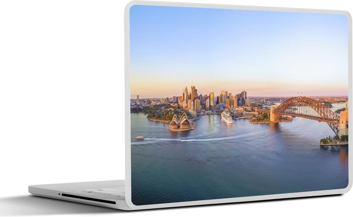 Afbeelding van product SleevesAndCases  Laptop sticker - 11.6 inch - Australië met een zonsopkomst in Sydney