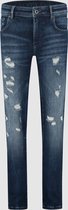 Ballin Amsterdam - 09 Skinny Jeans Jongens Skinny Fit Jeans - Blauw - Maat 140