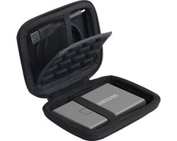 Bellamar Schokbestendige tas case voor Samsung T7 Touch/ T7 Portable SSD 500GB 1TB 2TB. (voor 1 SSD, met schokbestendige laag)