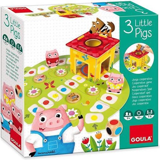 Afbeelding van het spel Houten spel Diset Goula 3 Little Pig Hout