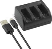 GoPro batterijoplader KSIX Hero 5 USB-C Zwart