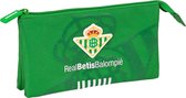 Pennenetui met 3 vakken Real Betis Balompié Groen