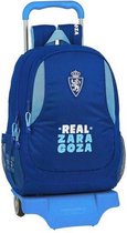 Schoolrugzak met Wielen 905 Real Zaragoza Blauw Licht Blauw
