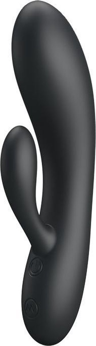Goedkoopste Alvin Rabbit Vibrator - Zwart