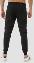 Adidas Essentials Slim 3-Stripes Fleece Joggingbroek Zwart Heren - Maat XL