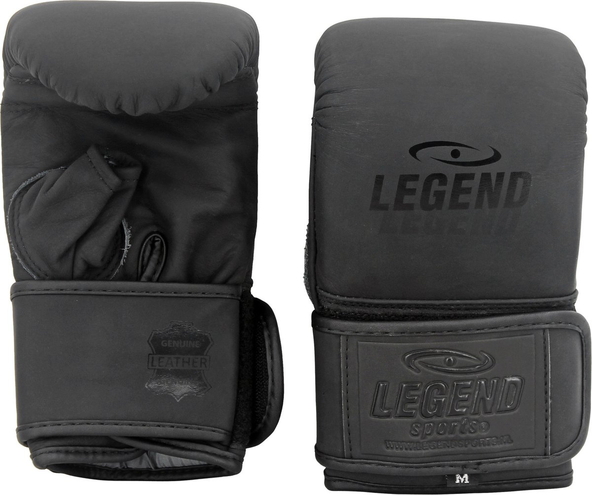 Legend Sports Zakhandschoenen Leder Zwart Mt Xs