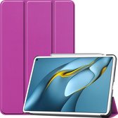 Huawei MatePad Pro 10.8 (2021) Hoes - Tri-Fold Book Case - Paars